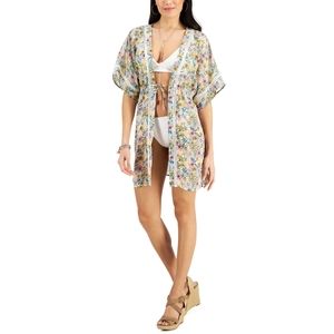 NWT Miken Juniors' Printed Kimono Cover-up